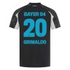 Officiële Voetbalshirt + Korte Broek Bayer 04 Leverkusen Alejandro Grimaldo 20 Derde 2024-25 - Kids